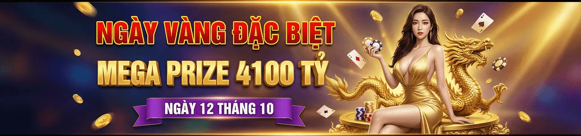 Banner nhận thưởng liền tay  cho thành viên mới